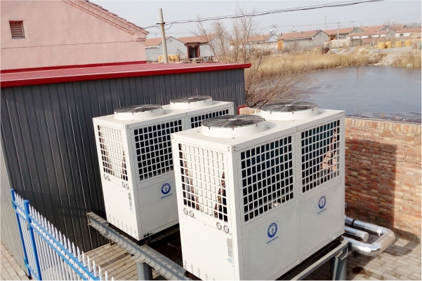 河北沧州南大港教育系统空气能热泵供暖煤改电4所学校